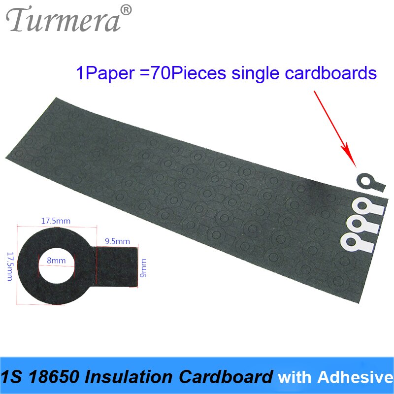18650 isolant de batterie anneau isolant papier carton adhésif pour 18650 21700 26650 32700 Lifepo4 batterie Pack utilisation M2 Turmera: 18650 Paper B