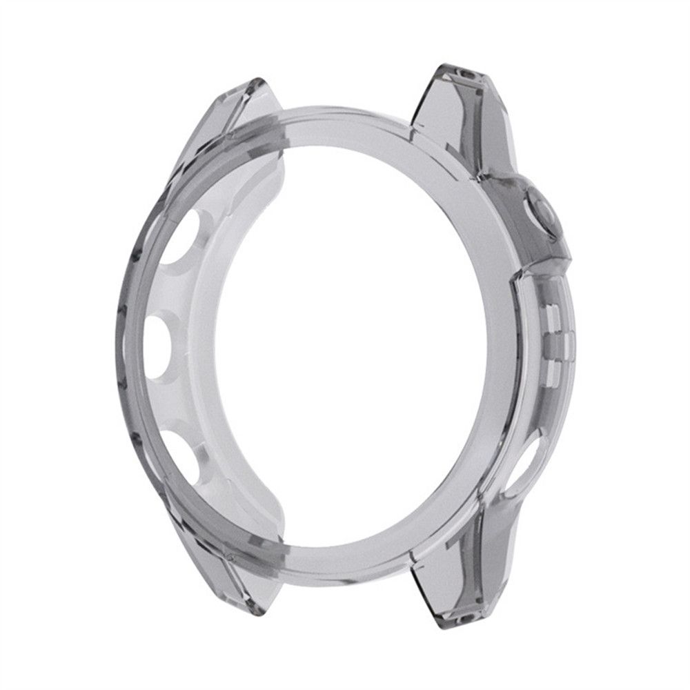 Étui de luxe en TPU pour Garmin Fenix 7, boîtier de placage résistant aux empreintes digitales, coque de protection pour cadre de montre, couverture de protection complète: Black plastic