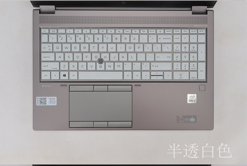 Ultra-thin Silicone Laptop Keyboard Cover Skin Protector For HP Zbook Fury 15 G7 fury 17 G7 G8 15.6 17.3 inch Mobile Station