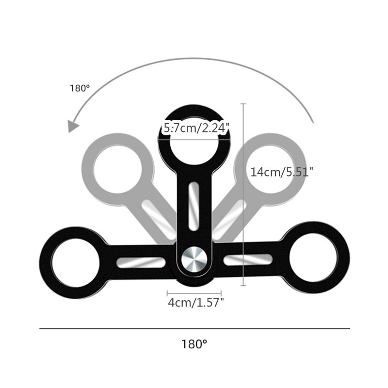 Laptop Screen Support Holder Dual Monitor Display Clip Adjustable Phone Stand