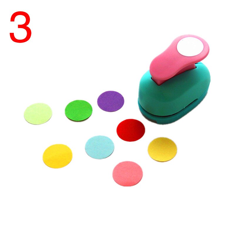 Hand Embossing Machine Craft Diy Gereedschap Perforator Voor Scrapbooking Circulaire Papier Perforator Vormen Cutter Plakboek: Round 25mm