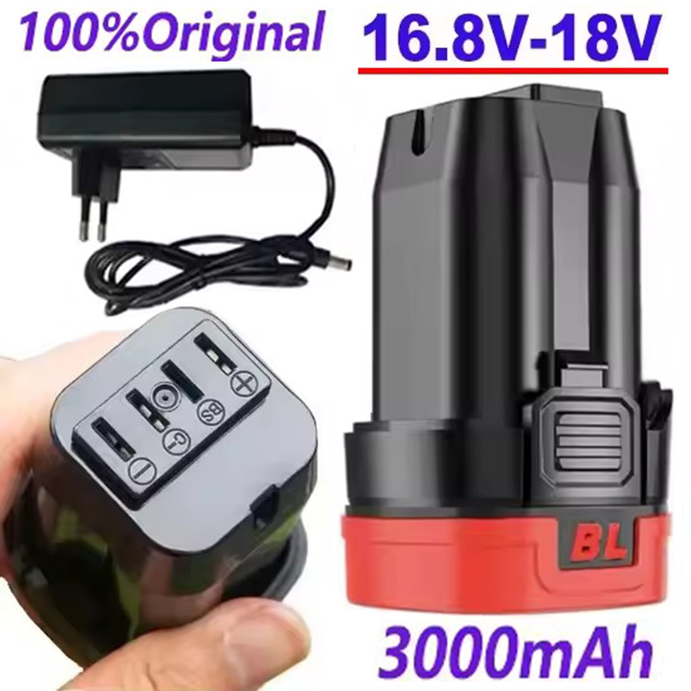 16.8V/18V 3000mAh 100% Lithium Battery For Dongke JAVN Rechargeable Brushless Small Steel Gun Starter Electrico Tool Battery
