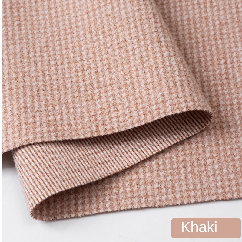 50CM * 150CM/Piece, Autumn And Winter Thick Woolen Plaid Cloth, Wool Cashmere Wool Thousands of Birds Cloth, DIY Clothing Fabric: 3