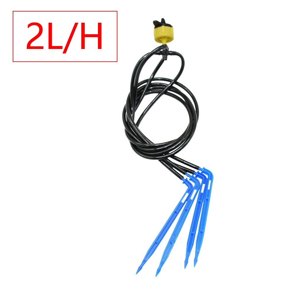 Système d'irrigation goutte à goutte pour bonsaï, ensemble de Distribution d'araignée avec goutteur à Micro débit 2/4/8 L/H 2/4 voies 20 pièces: 2L x 4way