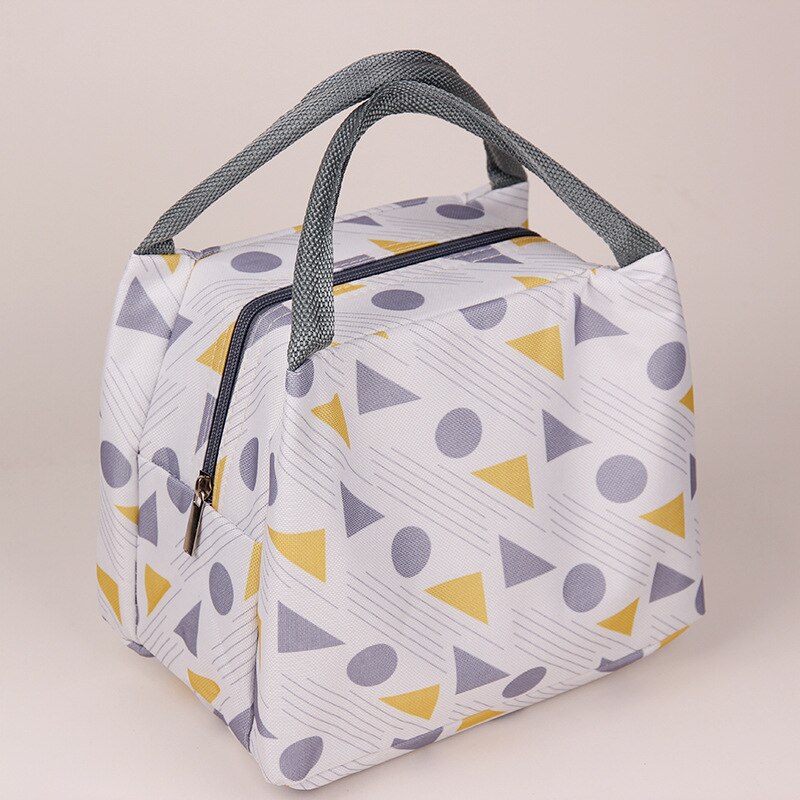 Cooler Tote Draagbare Geïsoleerde Tas Canvas Thermische Koude Voedsel Container School Picknick Voor Mannen Vrouwen Kids Reizen Lunchbox