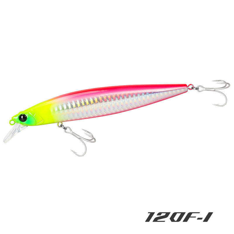 TSURINOYA-señuelo de pesca ultralargo, cebo duro de Pesca de Mar, peso de tungsteno, 120F, 120mm, 19g: 120F-I
