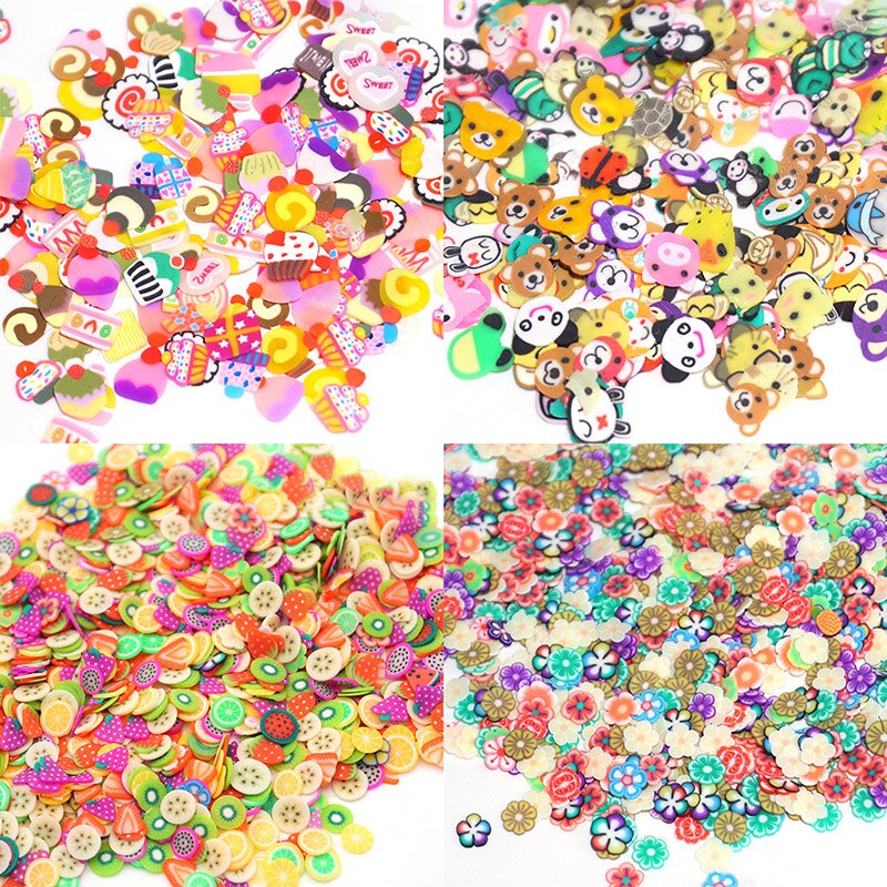 300 stk fargerike polymer leire hjem dekor dekorasjoner til utsmykninger negle blomst håndverk klistremerker kunst flatback scrapbooking