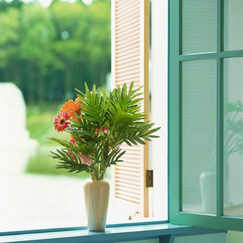 Bmby-kunstplanten palmboom voor huisdecoratie, tuin, terrasdecoratieset  of 2