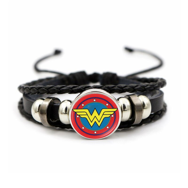 Hero Serie Speelgoed Hand Geweven Lederen Kralen Armbanden Jouet Voor Jongens En Meisjes Stijlvolle: T0010Z-7