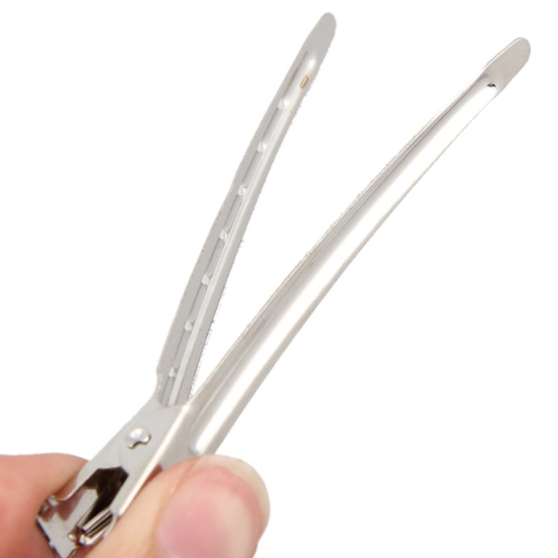 Juego de horquillas para peluquería de salón , pinzas de acero inoxidable para el pelo, herramientas de estilismo para el cabello, pasadores artesanales, accesorios para sombreros, 10 Uds.