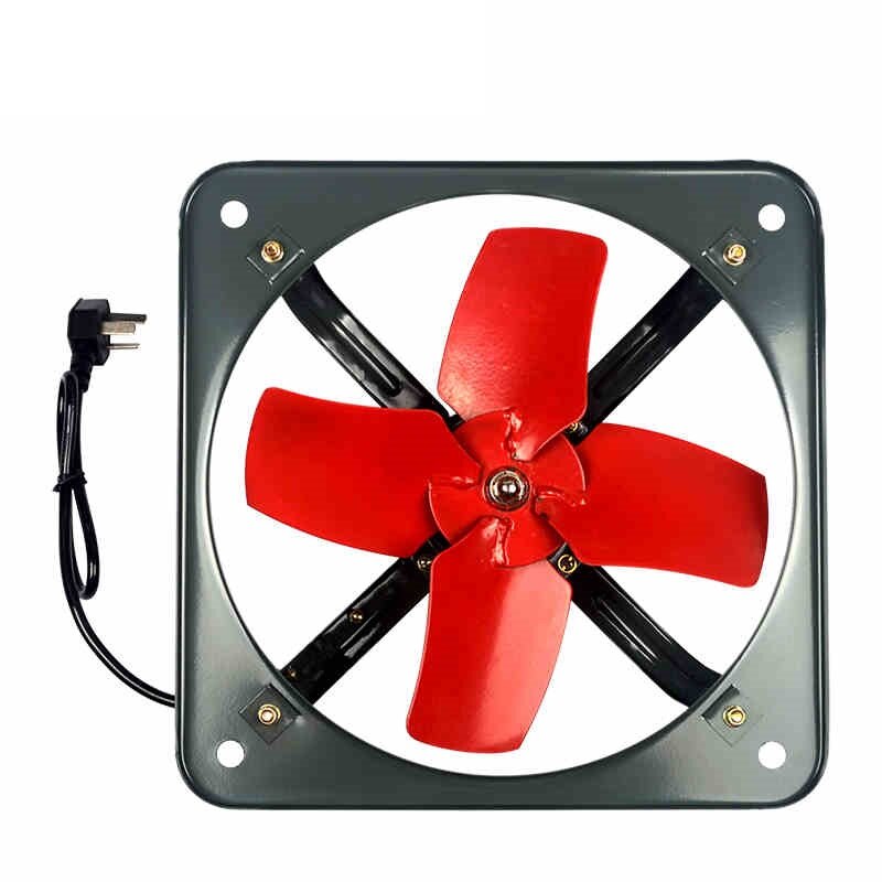Warehoues carport extractor Kitchen wall mounted ventilation fan ball bearing industrial exhaust ventilator 250mm with grid