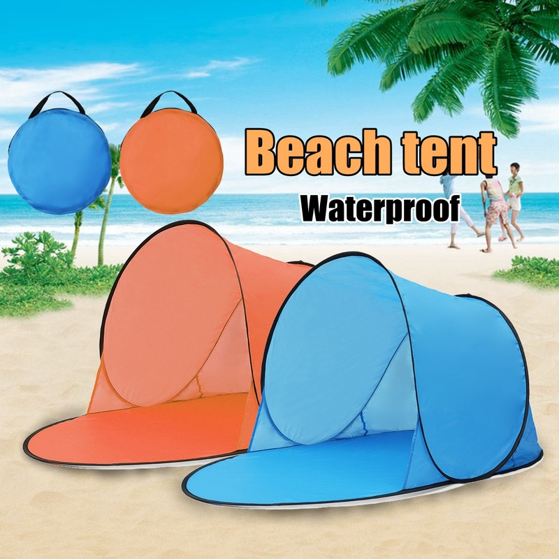 Zomer Tent Voor Kind Spelen Strand Draagbare Waterdichte Anti Uv Baby Outdoor Picknick Automatische Ultralight Pop Up Zonnescherm Teepee