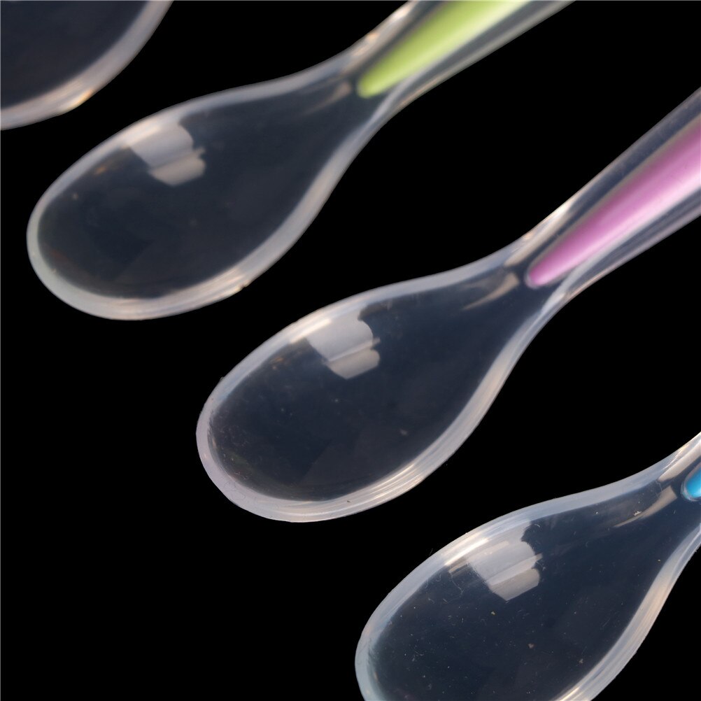 Baby Silicone Spoon Newborn water feeding training spoon Baby feeding soft spoon Soup ladle Feeding dishes Tableware for childs