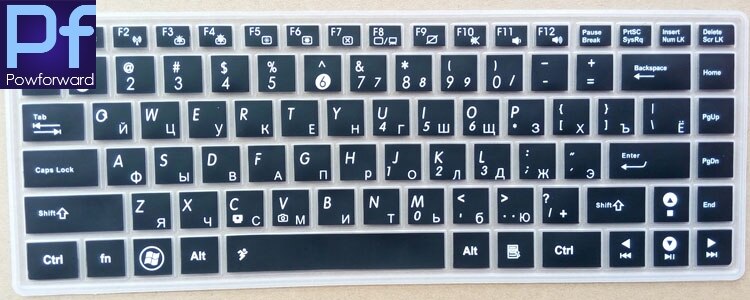 14 inch Russian language laptop Keyboard cover Protector for Asus Y481c k45V x450c E402 E403 R417N F441U R417S R414U A456U F456U