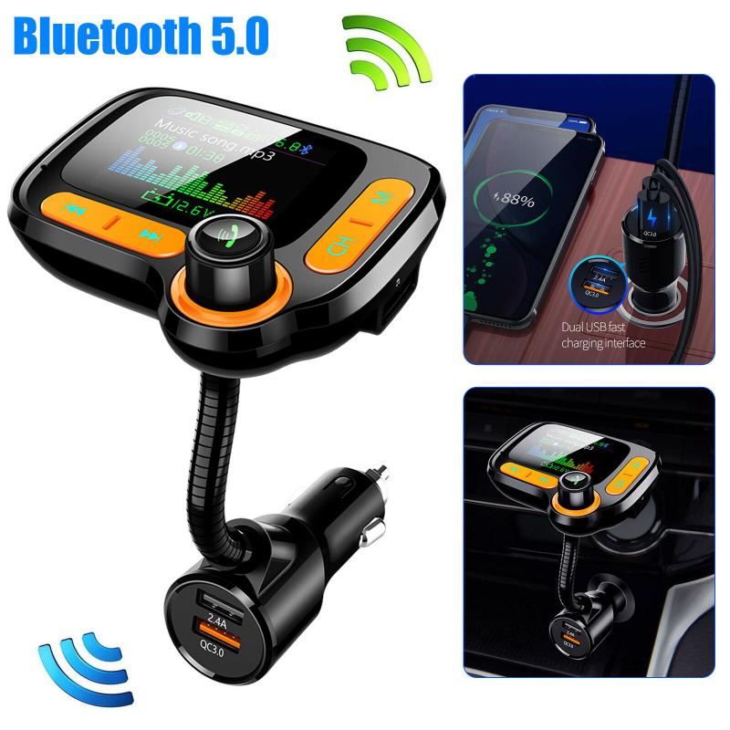 Bluetooth sans fil dans la voiture MP3 FM transmetteur autoradio adaptateur Kit 2 USB chargeur voiture lecteur MP3 voiture Audio voiture accessoires