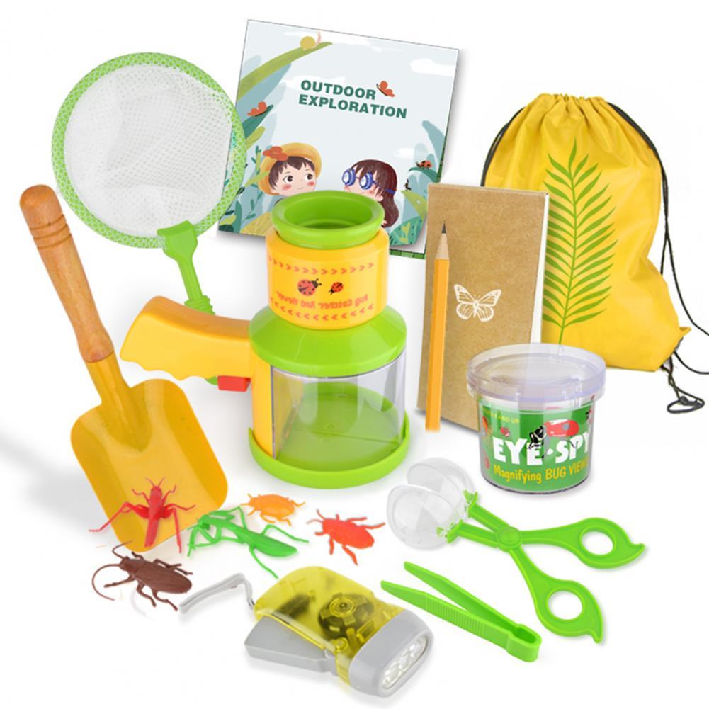 Kit di esplorazione all&#39;aperto Kit di esplorazione all&#39;aperto per bambini in plastica liscia fantasiosa giocattoli educativi per bambini per regali per bambini