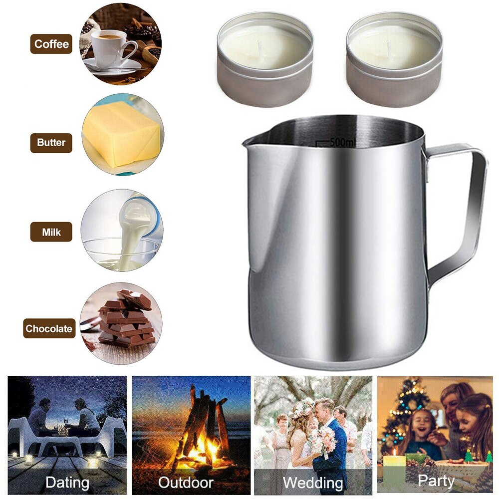 DIY Candle Crafting Tool Kit DIY Candles Craft Tools Candle Wick Candle Making Tool For Beginner Candle Making Wax Cup Set