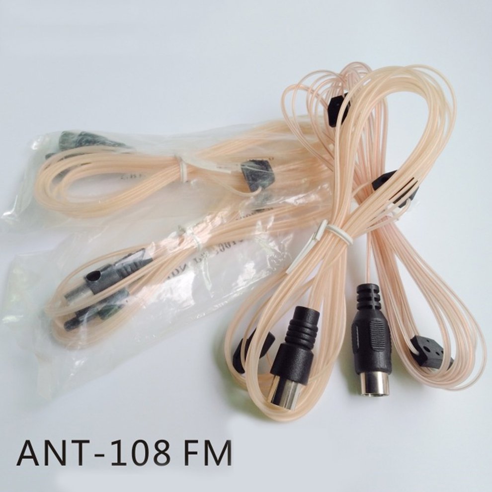 ANT-108 3.2m 75 Ohm FM Radio Aerial Cable Female Connector for Indoor Home Audio Radio Stereo Receiver
