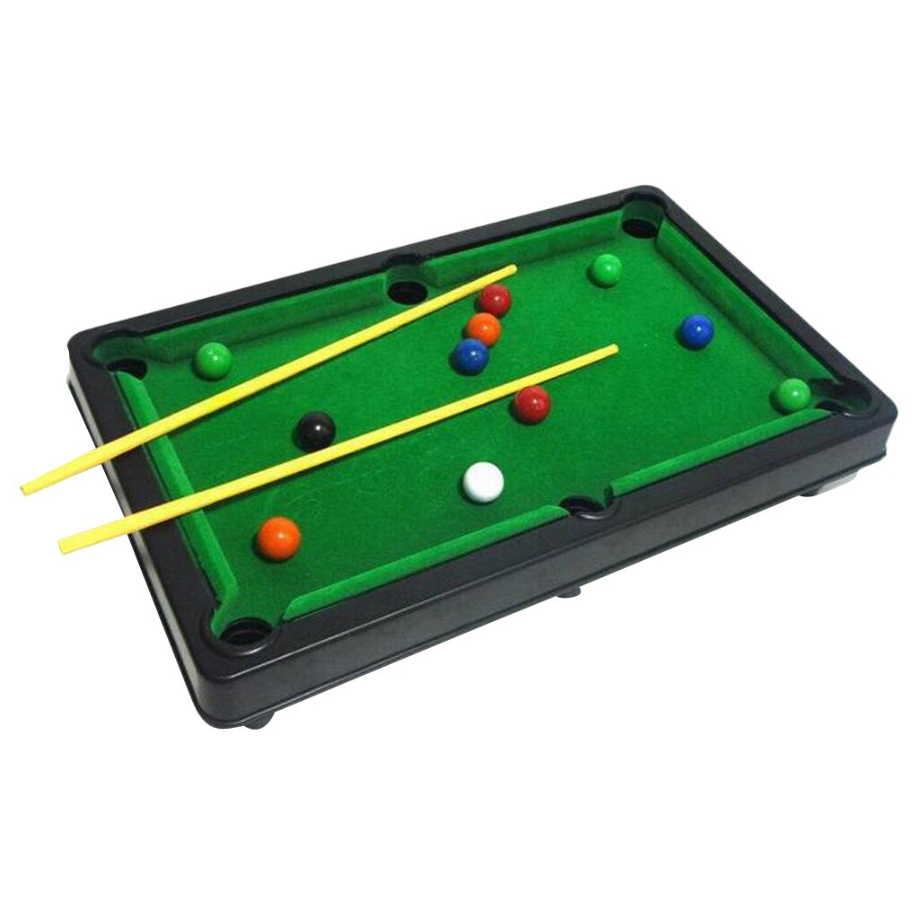 Leichte Mini Tabletop Pool Tisch Set Billard Spielzeug Snooker Spiel Desktop für Kind Kinder Geeignet für Indoor und Outdoor