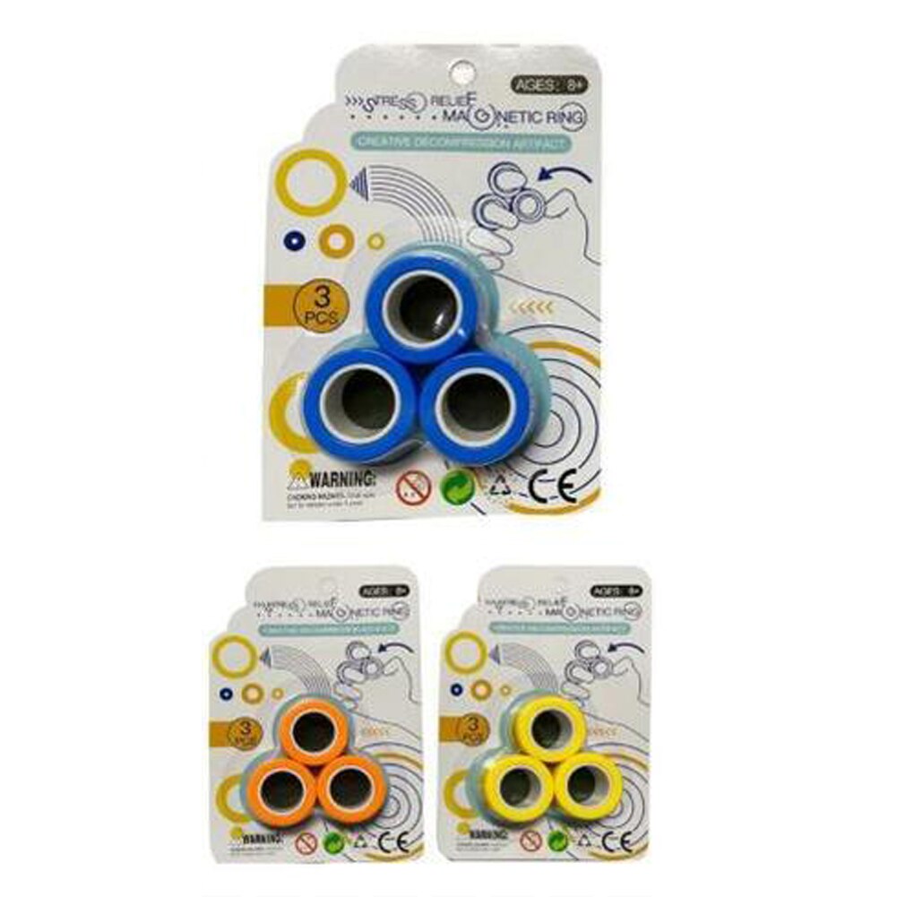 Magnetische Ring Magnetische Vinger Tip Speelgoed Stress Relief Finger Spel Voor Kinderen En Volwassenen