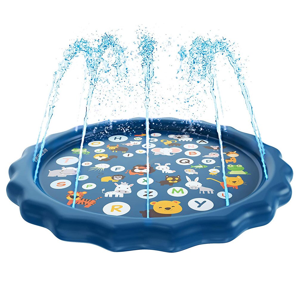 66.5 tommer prinkler pool oppustelig vandstænk pad vade børn lærer børn legetøj udendørs swimmingpool til babyer småbørn