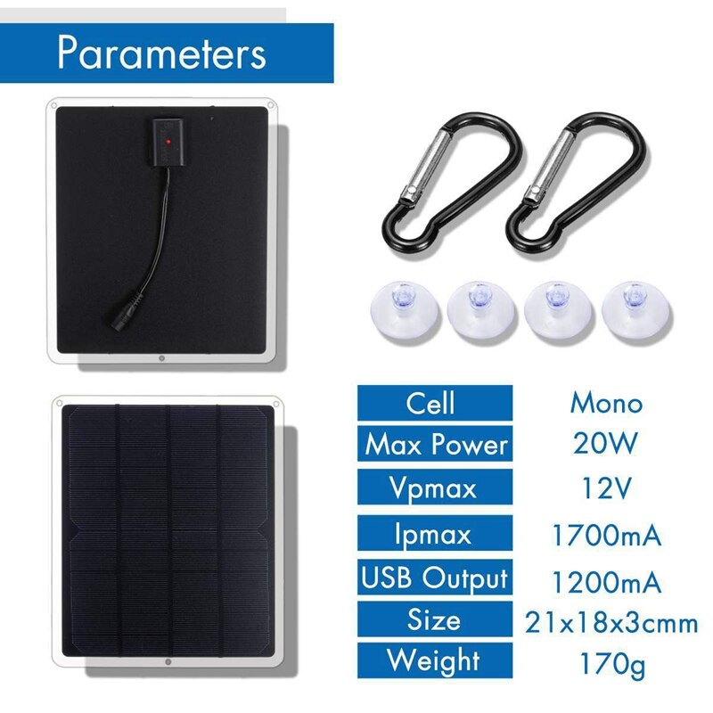 płyta słoneczny wentylator wyciągowy 20W 12V USB zasilany energią słoneczną wentylator zewnętrzny IP65 wodoodporny wentylator przenośny wentylator wyciągowy