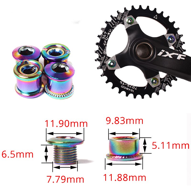 Deckas 104bcd Kettingblad Mtb Fiets Chain Ring Mountainbike Crankstel Smalle Brede Kettingwiel 32/34/36/38T Fietsonderdelen