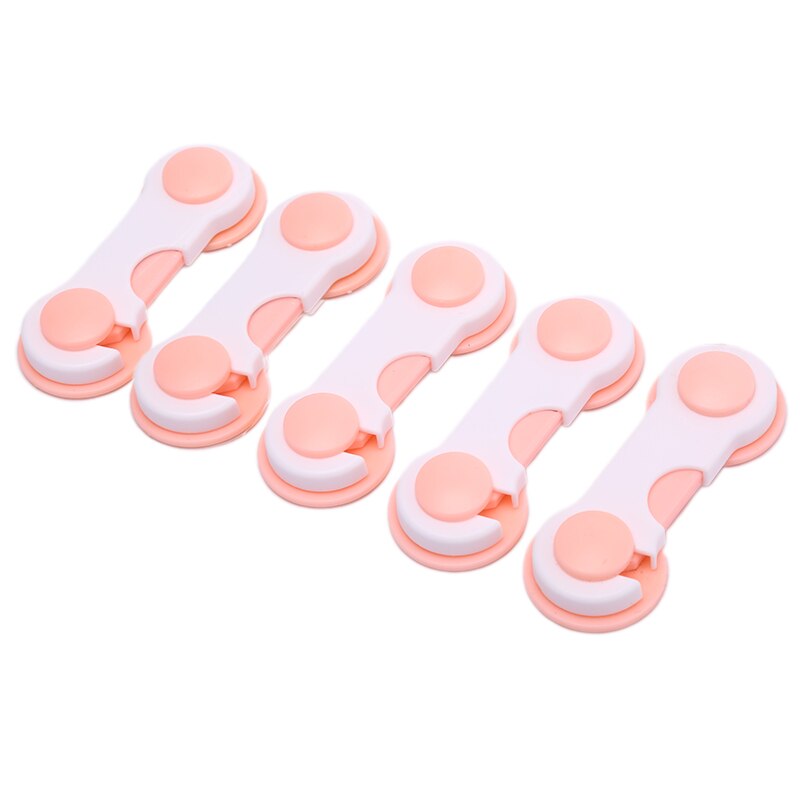 5 st/lot baby barn säkerhetslås skydd köksskåp dörr låd skåp spärr: 2