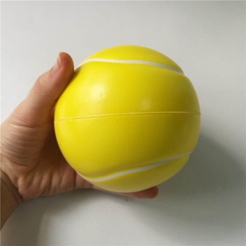 10Cm Foam Stress Ballen Speelgoed Basketbal Voetbal Tennis Baseball Baby Speelgoed Ballen Squeeze Zacht Speelgoed Voor Kids Kinderen: Tennis