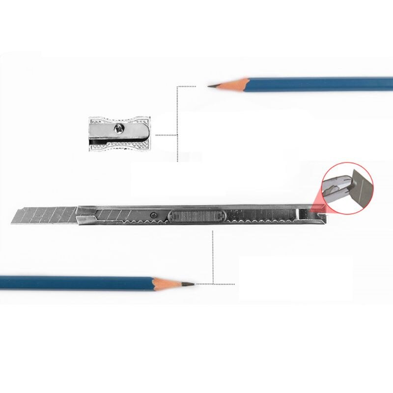 23pcs Sketching Drawing Pencil Set Art Teaching Students School Box E65A