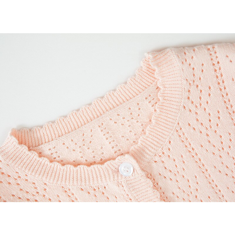 Zoete Ademend Katoen Zachte Pure Kleur Vest Jas Voor Uitloper Vest Voor Meisjes Lente Kinderen Truien Meisjes