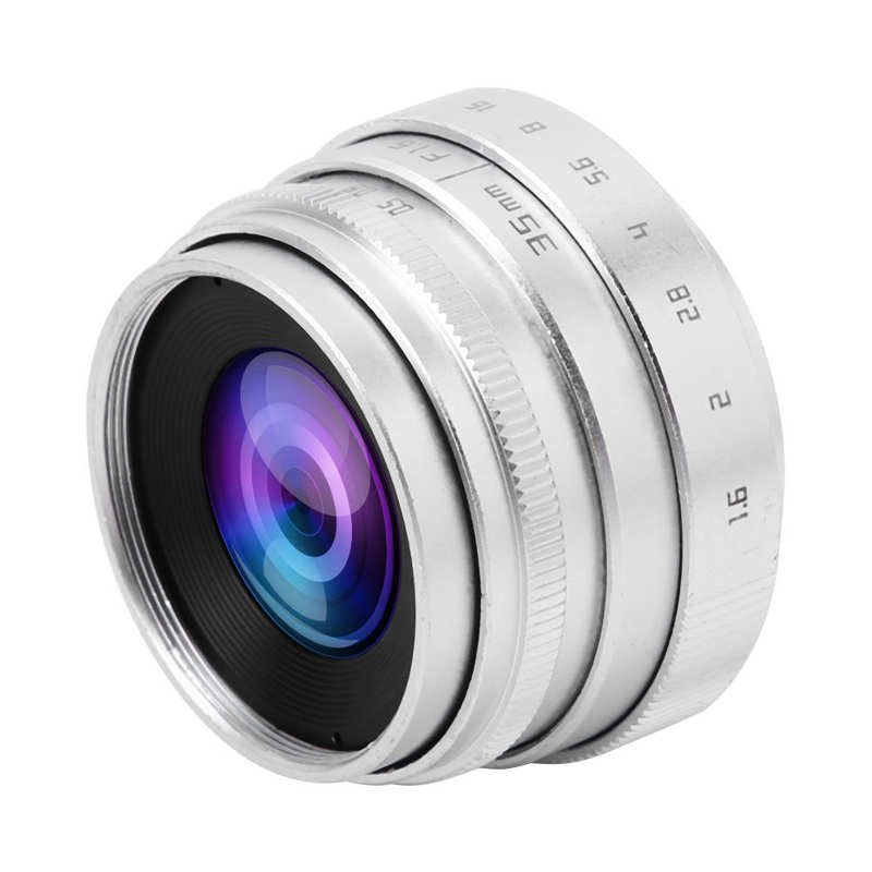 35Mm F1.6 Cctv C Mount Grote Diafragma Lens Voor Sony Nex M4/3 Fx Camera Lens Groot Diafragma lens C Mount Lens