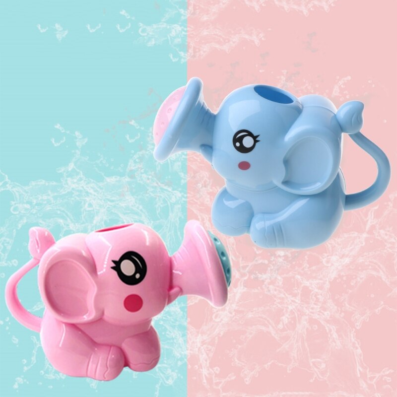 Regadera divertida de elefante pequeño para bebés y niños, regadera de plástico, juego de playa, juguete de arena, para niños, 1 unidad