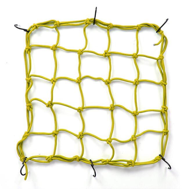 Motorcycle Luggage Net Bike 6 Hooks Hold down Fuel Tank Luggage Mesh Web Bungee CBR250 CB400 VTEC XJR400 YZF R1 S1000RR Z1000: Yellow