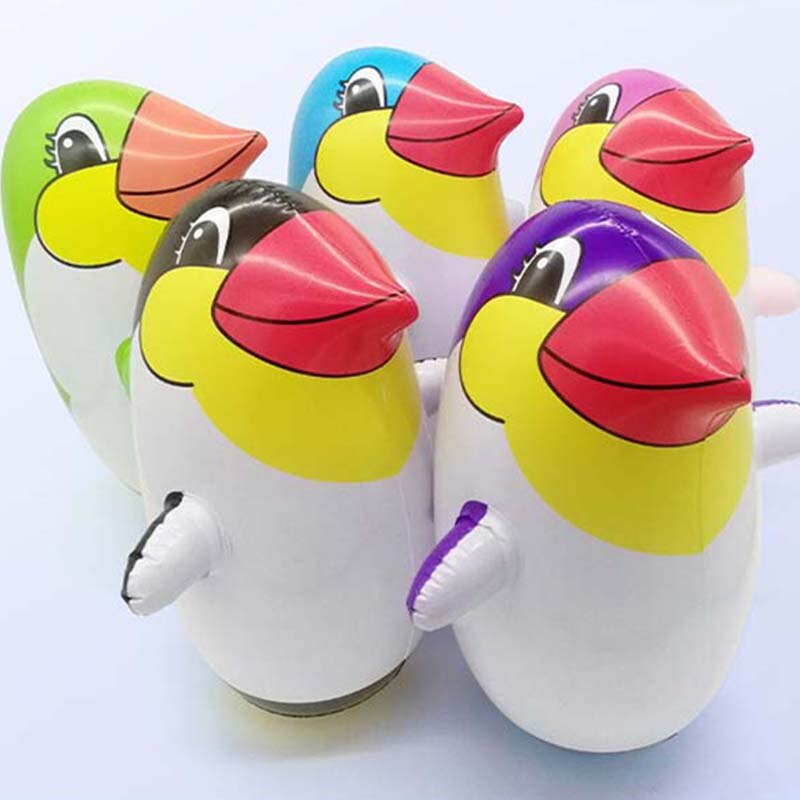 Flotador inflable de pingüino para niños y adultos, anillo de natación para en la piscina, juguete para deportes acuáticos, vaso de pingüino