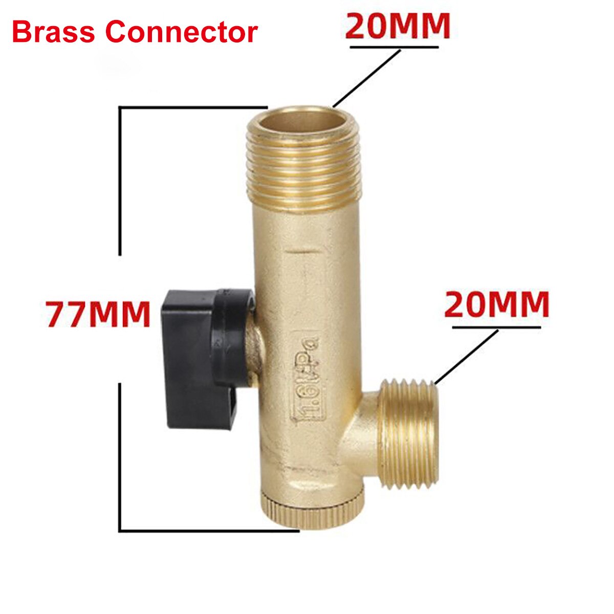 Automatic Drain Solenoid Valve Electric Timing Water Valve Accessories - Timer, Coil, Valve Body, Brass Connector