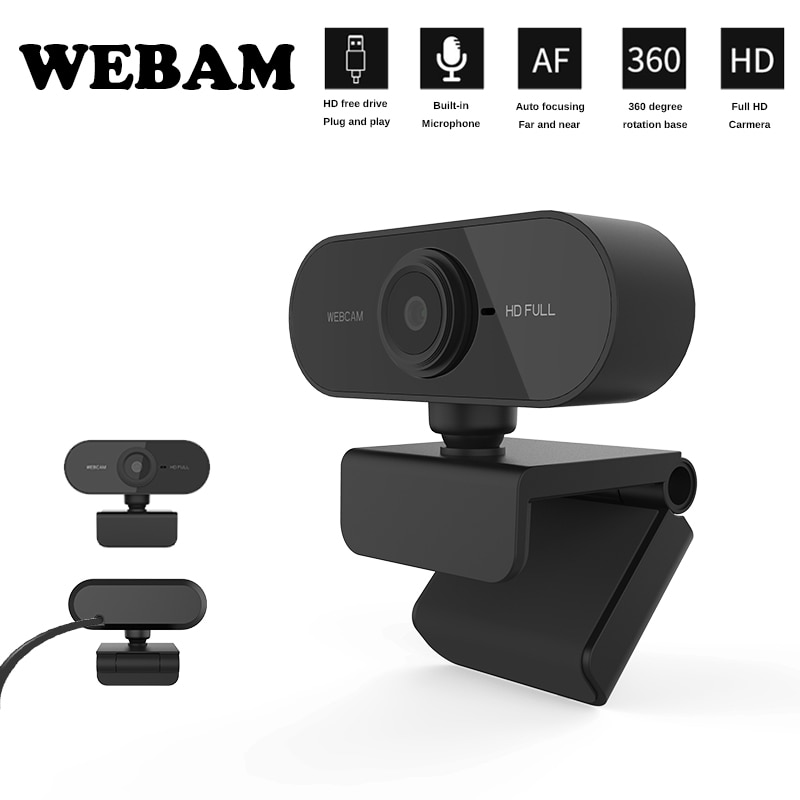 1080P 720P 2K Hd Webcam Met Microfoon Draaibaar Pc Desktop Web Camera Cam Mini Computer Webcamera Cam video-opname Werk