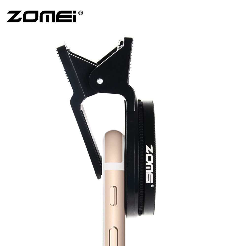 Zomei Original 37MM HD CPL Lens Glass Filter Cell Phone Camera Filter for iPhone cellphone universal filter + Clip