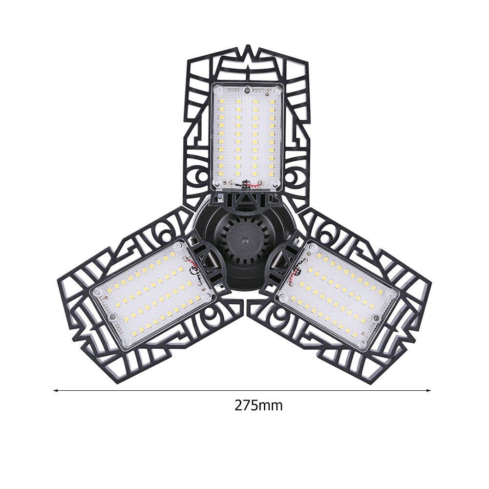 LED Garage Lights Foldable E27 Bulb E27 Deformable LED Ceiling Light Home Warehouse Workshop Garage Folding Lamp