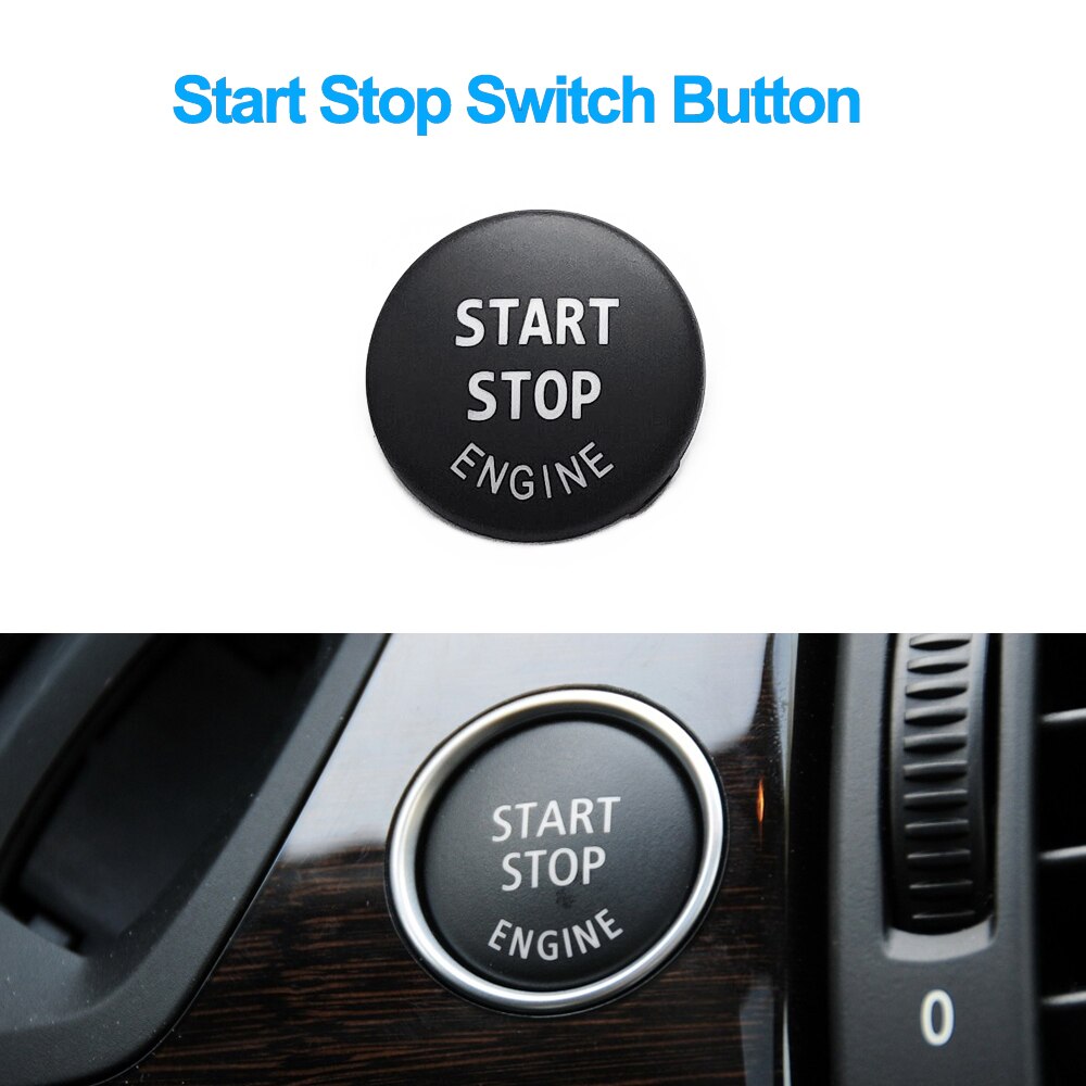 Car Dashboard Keys Rear Cover Trunk Switch Start Stop Button Venlitation Ac Buttons For BMW X5 X6 E70 E71: Start Stop Button