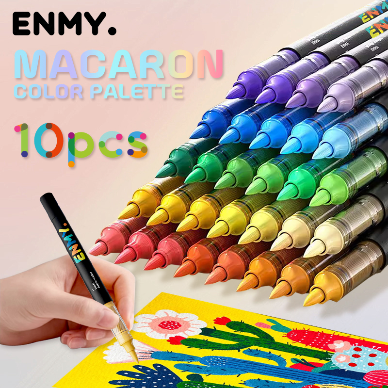ENMY direct liquid soft-tip acrylic marker pen Large capacity student children's painting brush graffiti watercolor pen