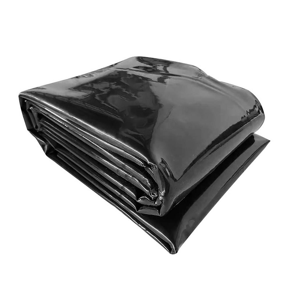 3.1x4 M HDPE Pond Liner Folding Heavy Duty Durable Water Pool Liner Waterproof Membrane Folding Sewage Tank Black Geomembrane