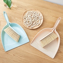 2pcs/set Mini Brooms Shovel Desktop Sweeper Handheld Cleaning Brush Small Broom Dust Shovel ​Shelf Mini Dustpan Set