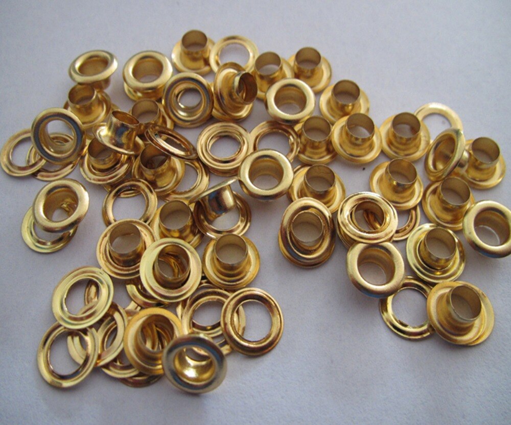 Messing Gold binnen 4mm messing maïs gold kledingstuk oogje zil... – Vicedeal