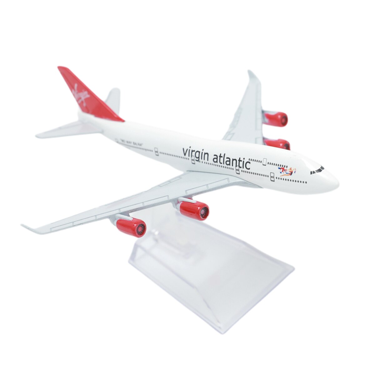 British Virgin B747 aeroplano in lega pressofuso modello 15cm World Aviation da collezione Souvenir Ornament Miniature