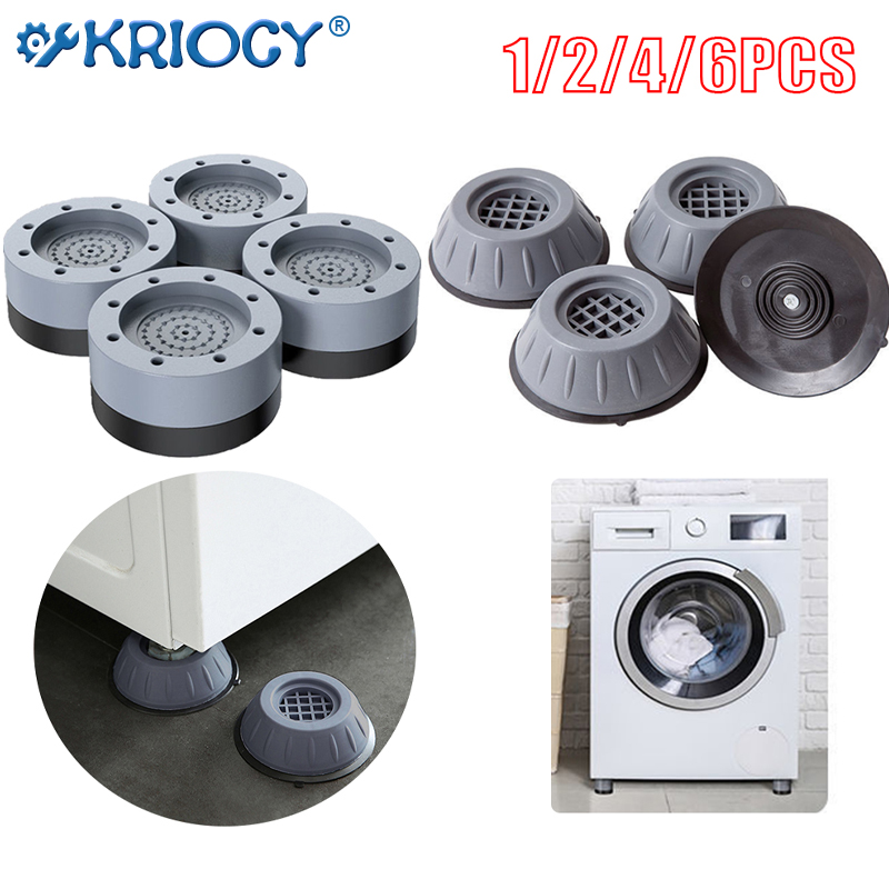 Coussinets de pieds Anti-Vibration, pieds en caoutchouc, tapis antidérapant silencieux pour Machine à laver, Support amortisseurs, accessoires de Support