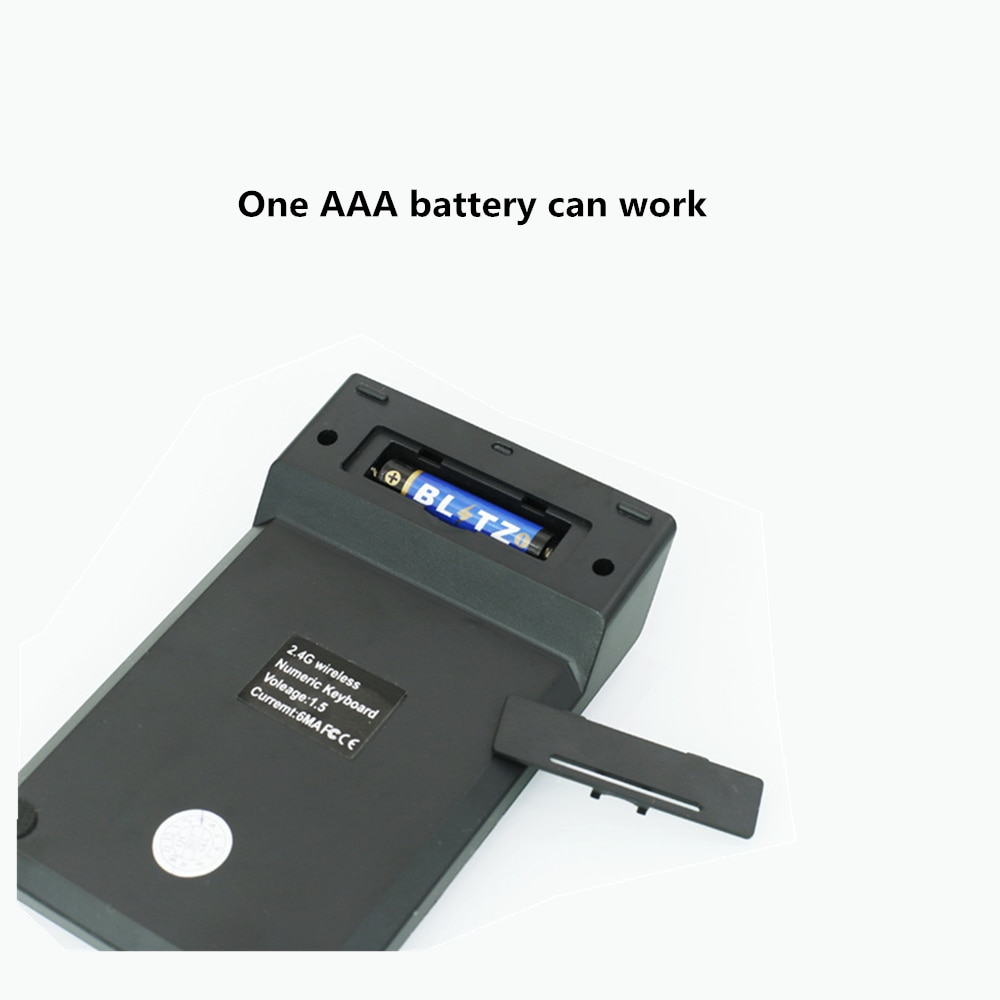 Small Size 2.4Ghz Wireless Number Keypad Numpad 18 Keys Digital Keyboard For Accounting Tellers Laptops Notebook and Tablets