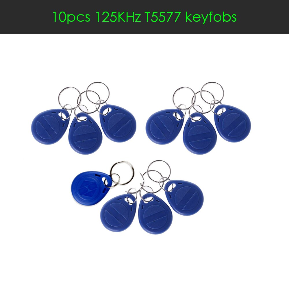 dual-frequency 125KHZ 13.56MHZ NFC PM5 IC/ID Duplicator RFID Reader Full Writer Decoding Function Card Copier: 10 PCS T5577