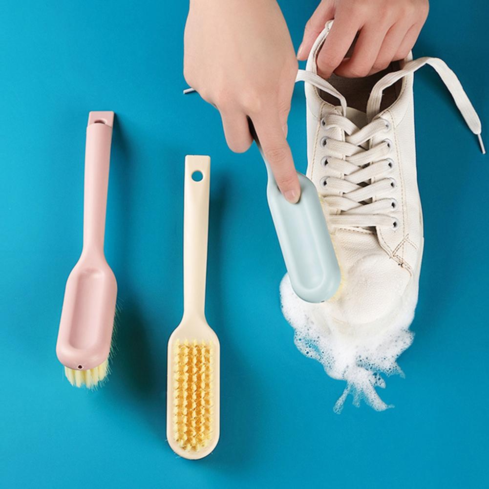 Cleaning Brush Good Sneaker Cleaner Brush Scrubbing Supplies Hanging Hole Comfortable to Grip Sneaker Brush