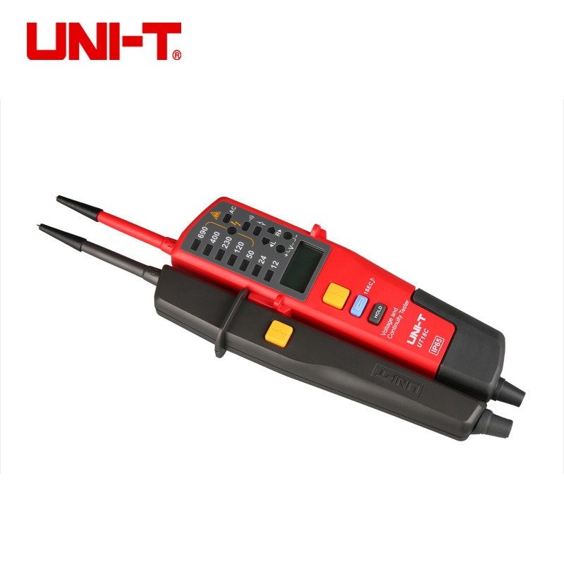 UNI-T UT18C UT18D Voltage And Continuity Tester Pen LCD Display Waterproof Voltmeter 3 Phase Sequence RCD Electrical Test Tool